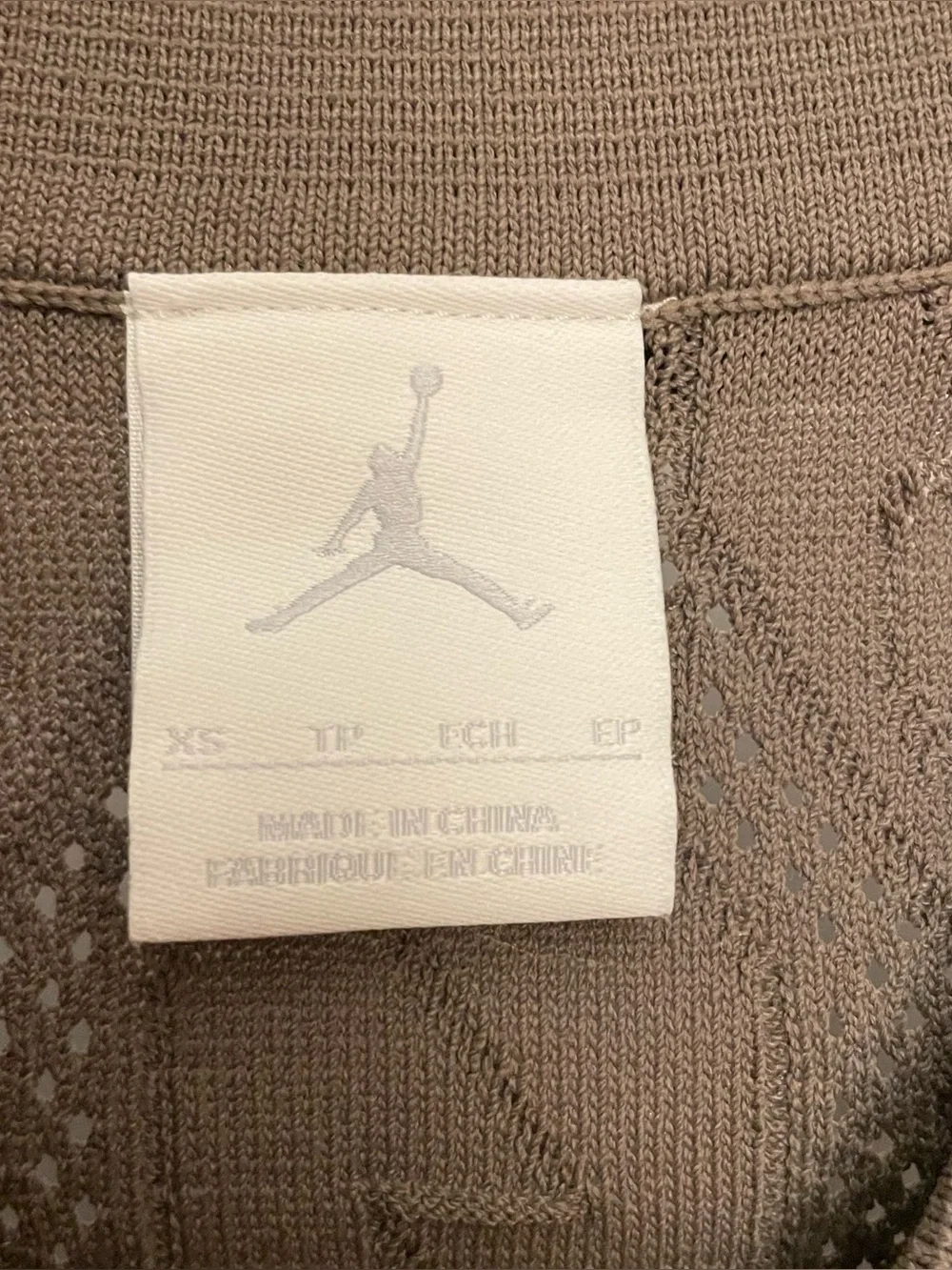 Jordan Sport Men's Golf Button-Down Olive Grey